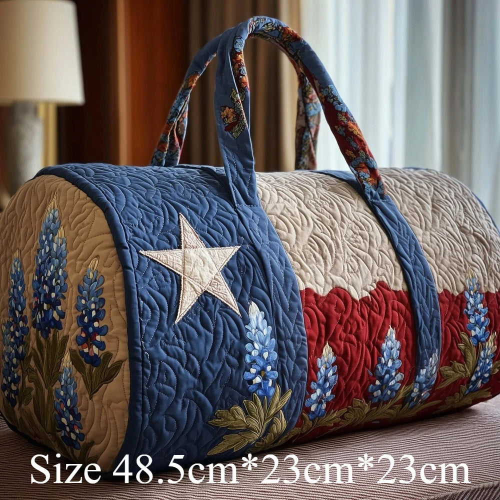 3D Puff Print Quilted Book Pattern Tote Bag Floral Embossed Travel Bag Vintage Library Weekender Duffle Gym Yoga Overnight Bags