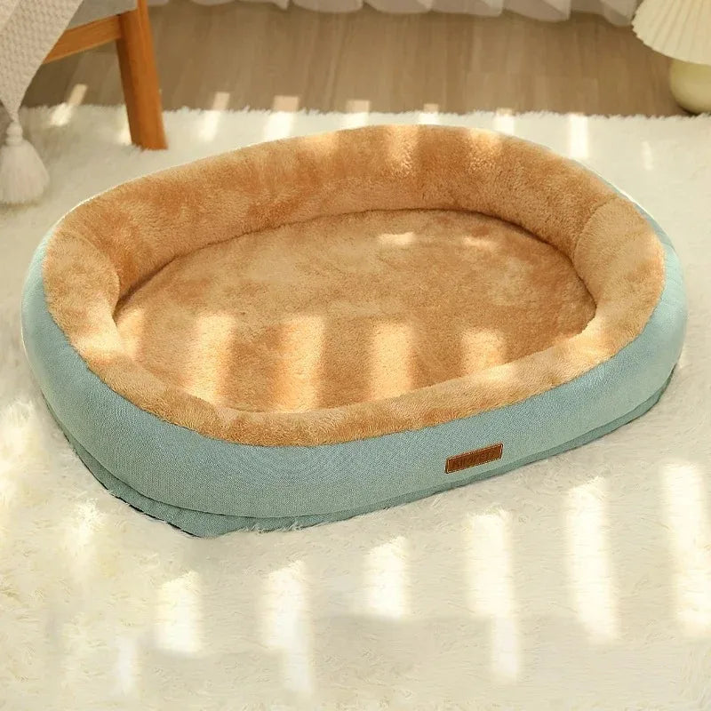 Warm Plush Pet Bed for Cats and Small Dogs
