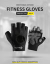 Sports Fitness Men And Women Weightlifting Breathable Non-Slip Silicone Half-Finger Cycling Gloves