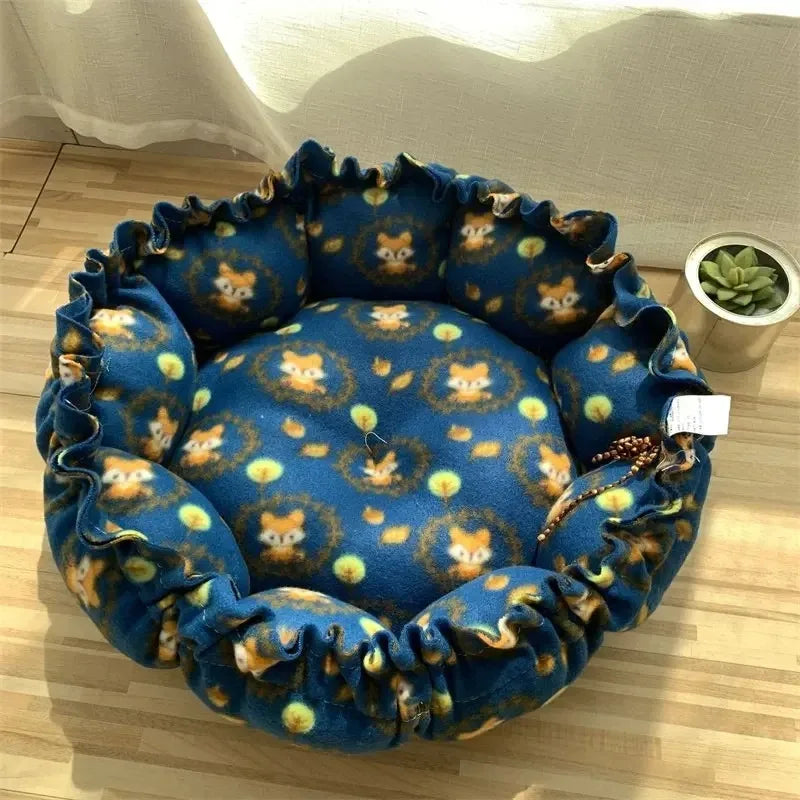 Plush Pet Bed Cushion for Cats and Small Dogs
