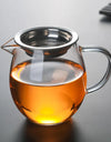 Heat Resisting Clear Glass Tea Pitcher Glass Tea Pot Fair Cup Cha Hai Chinese Kung Fu Tea Set Milk Glass Pitcher Coffee Pot