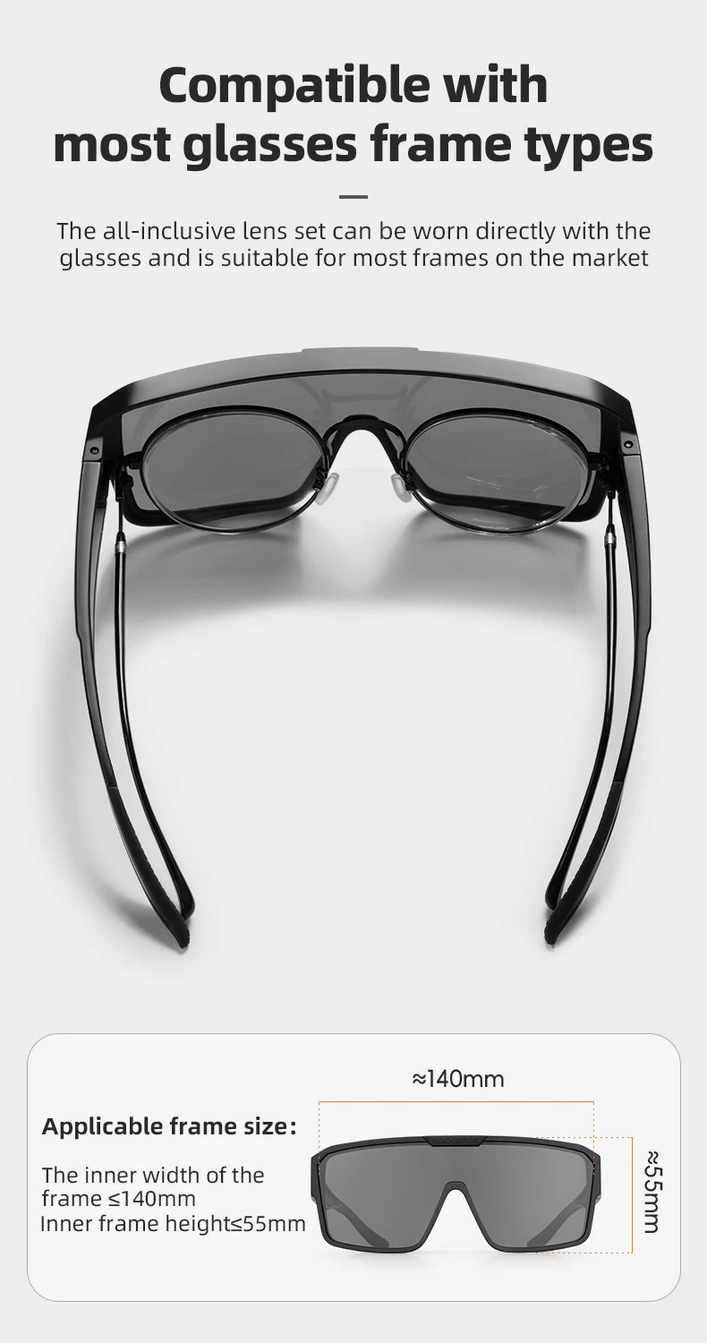 Polarized Cycling Glasses Set for Myopia Glasses UV400 Sun Protection Driving Fishing Hiking Cycling Eyewear Sunglasses