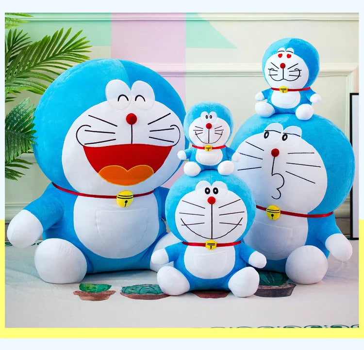 70cm Large Size cute Doraemon Plush Toy Stand By Me Cute Stuffed Plushie Doll Cartoon Cat Animal Sofa Bed Pillow Toy Gifts