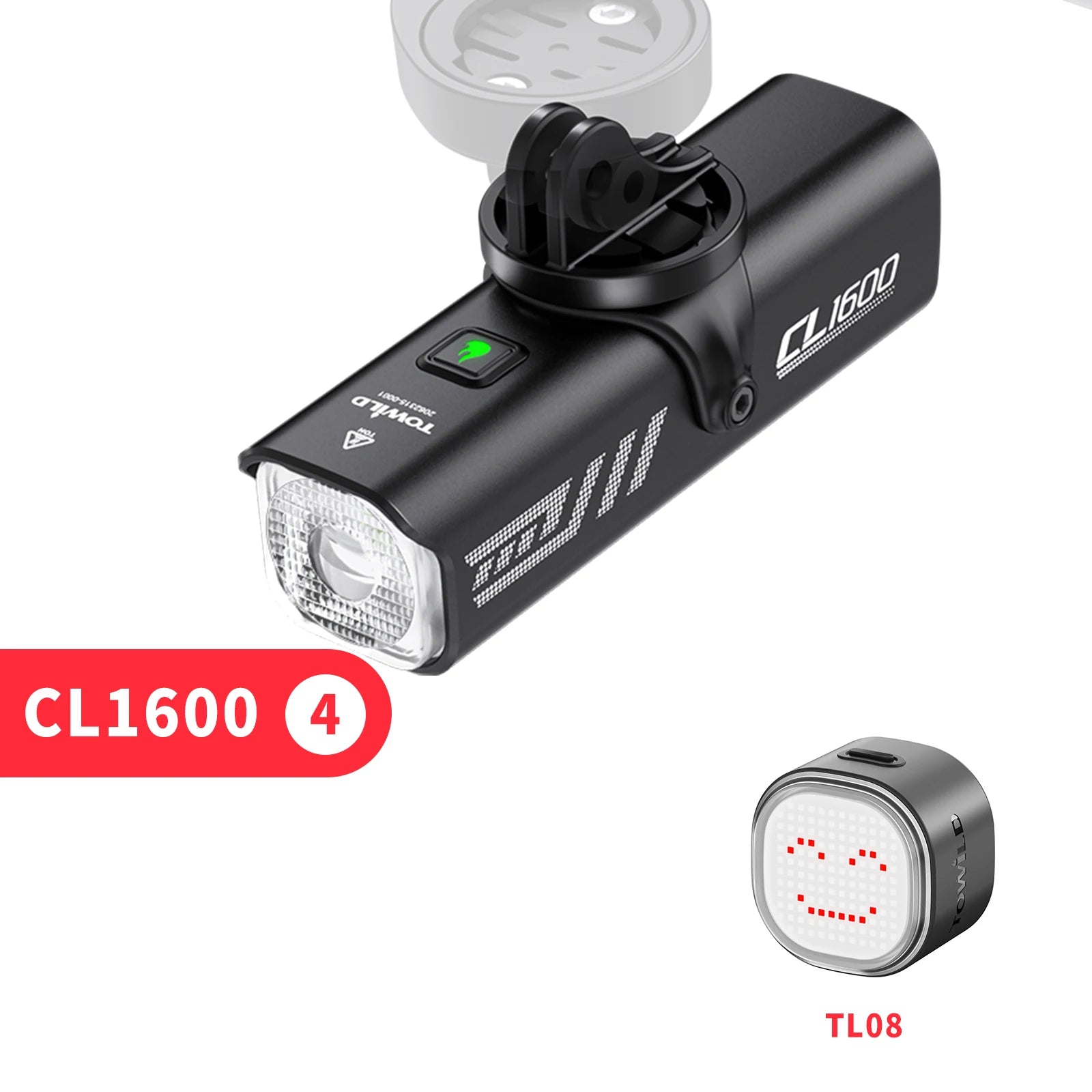 CL1600LM Bicycle Light 5000mAh Bike Light IPX6 Flashlight Aluminum Front Lamp Type-C Charging MTB Road Cycling Headlights
