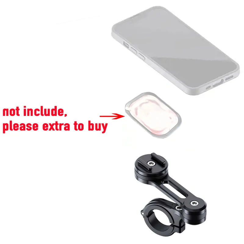 Motorcycle Navigation Holder Support Phone Connect Stand Phone 22mm 25mm 28mm Handlebar Bracket Without Phone Adapter