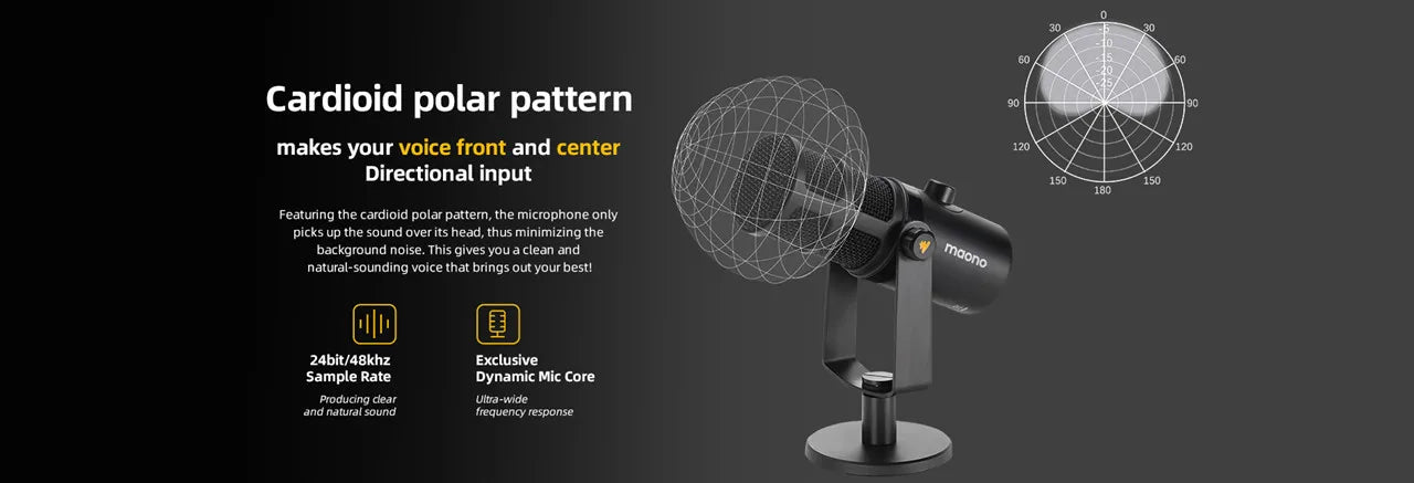 USB/XLR Dynamic Microphone All Metal With One-Touch Mute Headphone Jack And Volume Control For Podcasting Streaming PD400X