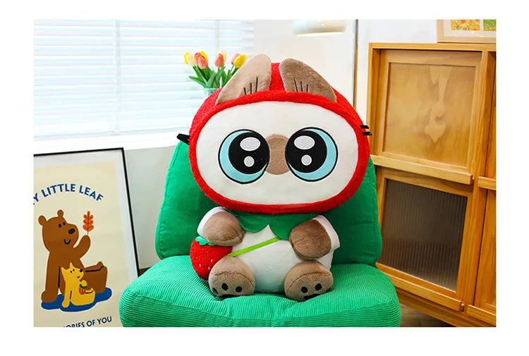 Kawaii Siamese Cat Plush Stuffed Doll Pillow Toy