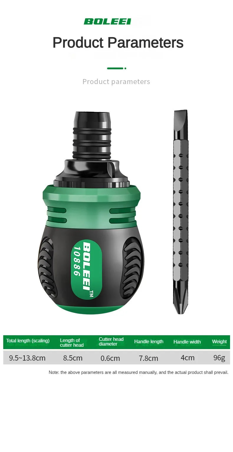 High quality ratchet screwdriver set with multifunctional adjustable inner cross shaped triangular plum blossom shaped screwdriv