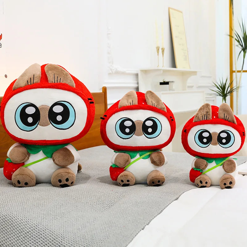 Kawaii Siamese Cat Plush Stuffed Doll Pillow Toy
