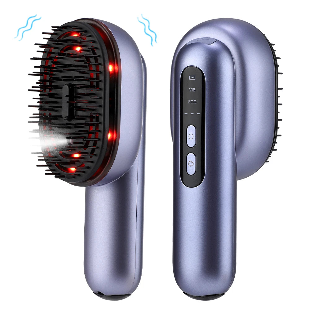 Electric Head Massage Comb Multifunctional Massage Comb Essential Oil Atomization Introduction Comb for Hair Development