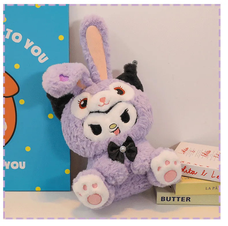 Kawaii Kuromi Transformation Plush Toy Soft Stuffed Doll