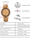 Wood Watch gift custom