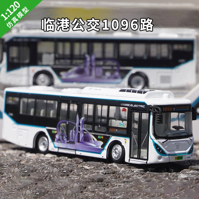1 120 Scale Shanghai City Tour Bus Diecast Model Vehicle