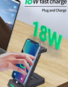 Wireless Life, one touch charge, triple charge, one machine done, three-in-one multi-functional wireless charger