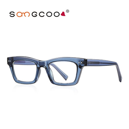 HONGMEI Men's Anti Blue Light Reading Glasses Brand Simple Myopia Prescription Glasses Men  Optical Eyewear Glasses Frame 2191