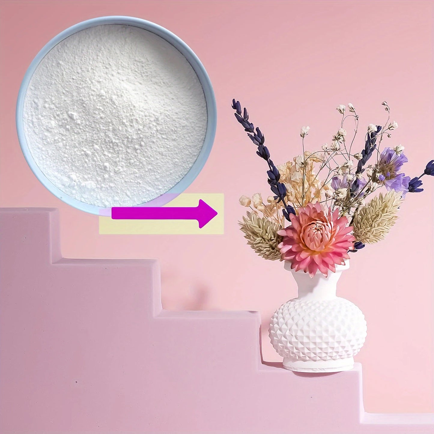 Resin Casting Powder 1000g/2000g/3000g – Fast Demold 20–30 Min, Self-Leveling Plaster for Craft Casting
