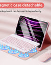For iPad Keyboard Case For iPad 2024 iPad Air 11-in 13-in M2 Pro 11-in 13-in M4 Pro 11 12.9 10.2 9/8/7th 10.5 9.7 Air 3 2 Case