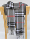 Classic lattice men soft shawl plaid scarves shawl wraps shawl neckerchief headband muffler