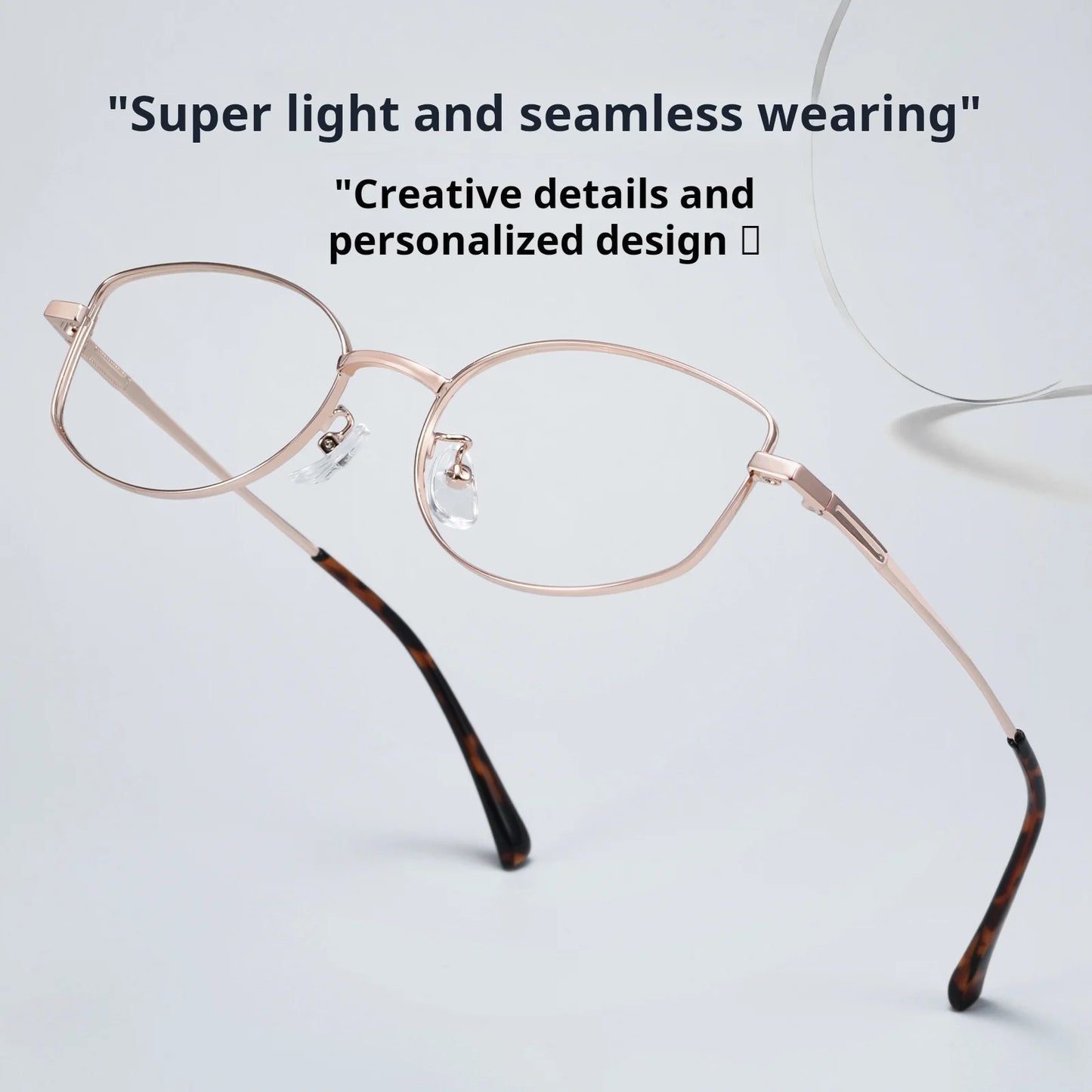 Retro Alloy Blue Light Blocking Progressive Multifocal Prescription Glasses