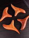 1 PC Neck Foot Wood Trigger Point Massage Gua Sha Tools,Home Gym Professional Wooden Therapy Massage Tool for Back Leg Hand Face