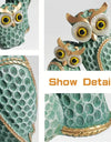1 Set of 3 pcs Resin Owl Family Figurine Modern Minimalist Art Sculpture Trio Decorative Owl Home Office Desk Decor