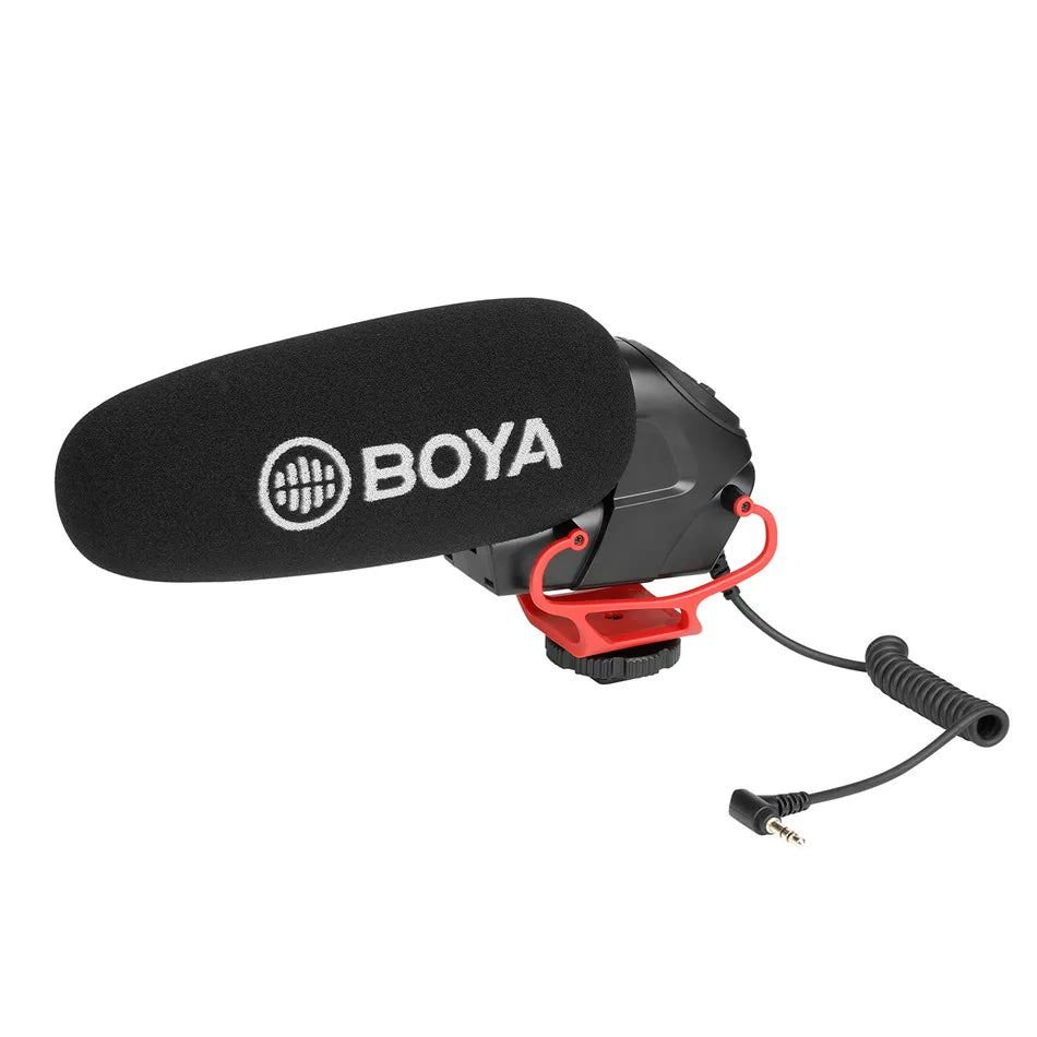 BY-BM3031R Super-cardioid Condenser Shotgun Microphone for DSLR Camcorders Audio Recorders Streaming Youtube Recording Vlog