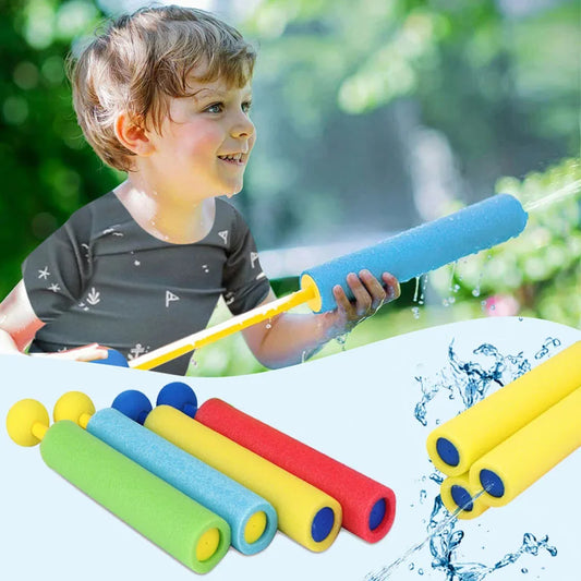 4pcs Water Blaster Water Guns for Kids Shooter Portable 4 Colors 30ft Range Children Foam Water Gun Summer Swimming Pool Toys