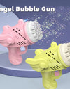 Electric Bubble Maker Machine Gun Bazooka Party Flashing Light Auto Blower Soap Ball Water for Children Kid Outdoor Bubbl Toys