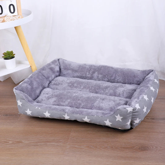 Washable Plush Pet Mat Bed Cushion for Dogs and Cats