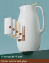 950ml Retro Insulated Flask Kettle Vacuum Thermal Water Coffee Carafe Household Portable Tea Pot Hot Water Bottle