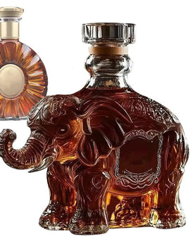 Whiskey Glass Decanter Animal Statue Whiskey Decanter Wine Bottle Liquor Bottle Home Decorations Wine Container for Alcohol