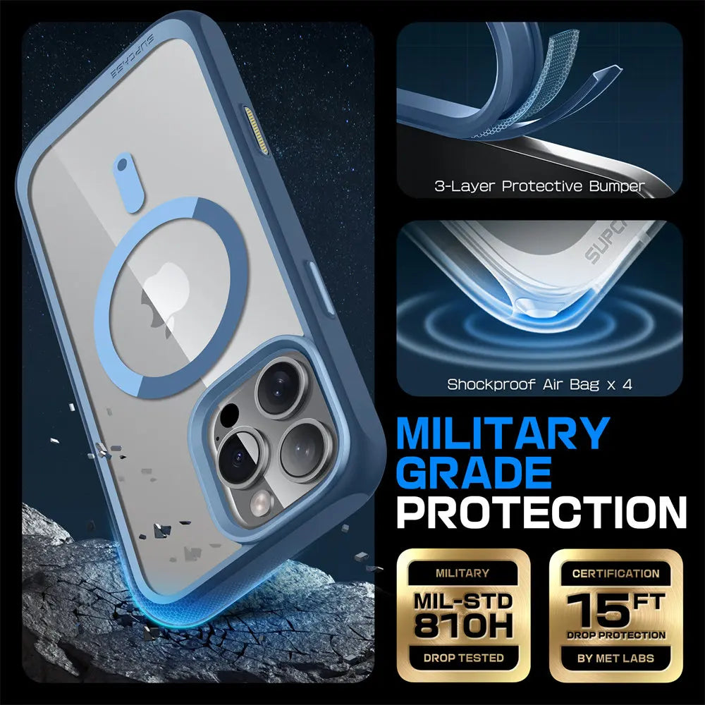 For iPhone 16 Pro Max Case with Camera Control Capture Button UB Mag Slim Shockproof  MagSafe Phone Case Cover