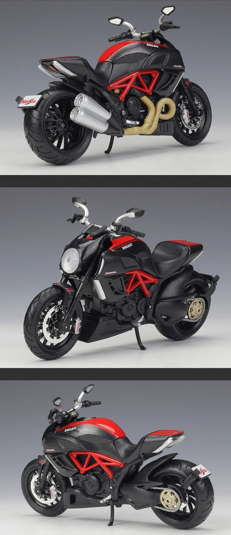 1 12 Scale Ducati Diavel Carbon Diecast Motorcycle Model