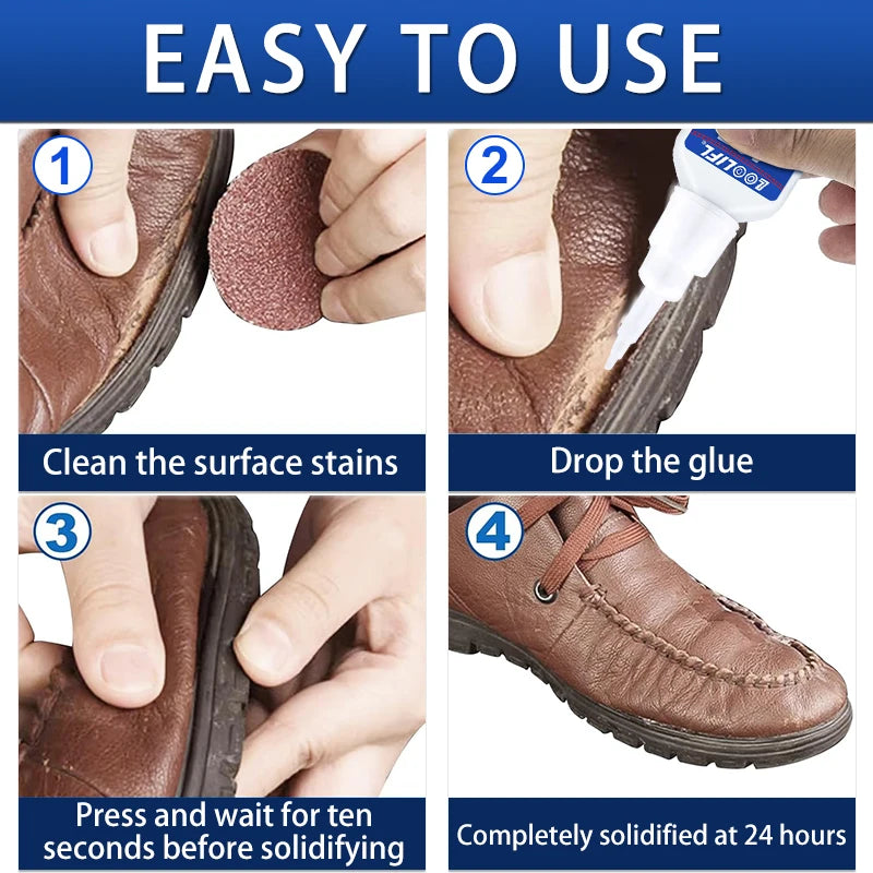 1-5pcs 20ml 496 Forte Trasparente Colla Morbida Scarpe Manicure Riparazione Accessori  Metallo Plastica Adesivo Multifunzionale