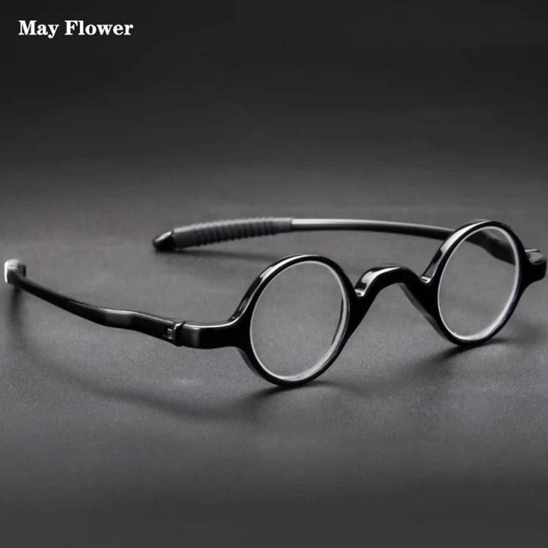Retro TR90 Reading Glasses with Tiny Round Frame for Men and Women