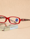 Reading Glasses Women Full Frame Printed Retro Anti Blue Light Presbyopia Hyperopia Read Eyewear +1.0 +2.0 +3.0 +4.0