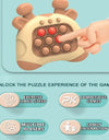 Pop Push Press Bubble Sensory Toys Whack Music Quick Press Bubble Game Machine Squeeze Stress Relief Toy for Kids Adult Gift