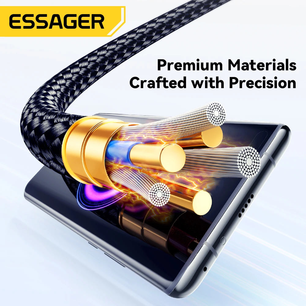 120W 6A USB Type-C Fast Charging Cable