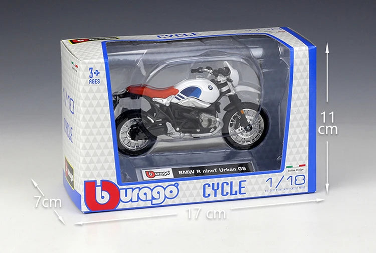 1 18 Scale BMW R nineT Urban GS Diecast Motorcycle Model