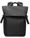 15.6-inch laptop Men's business backpack waterproof multi compartment travel bag Black backpack