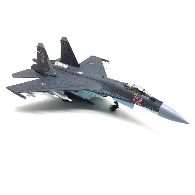 Russian Air Force Su-35 Fighter Aircraft Model