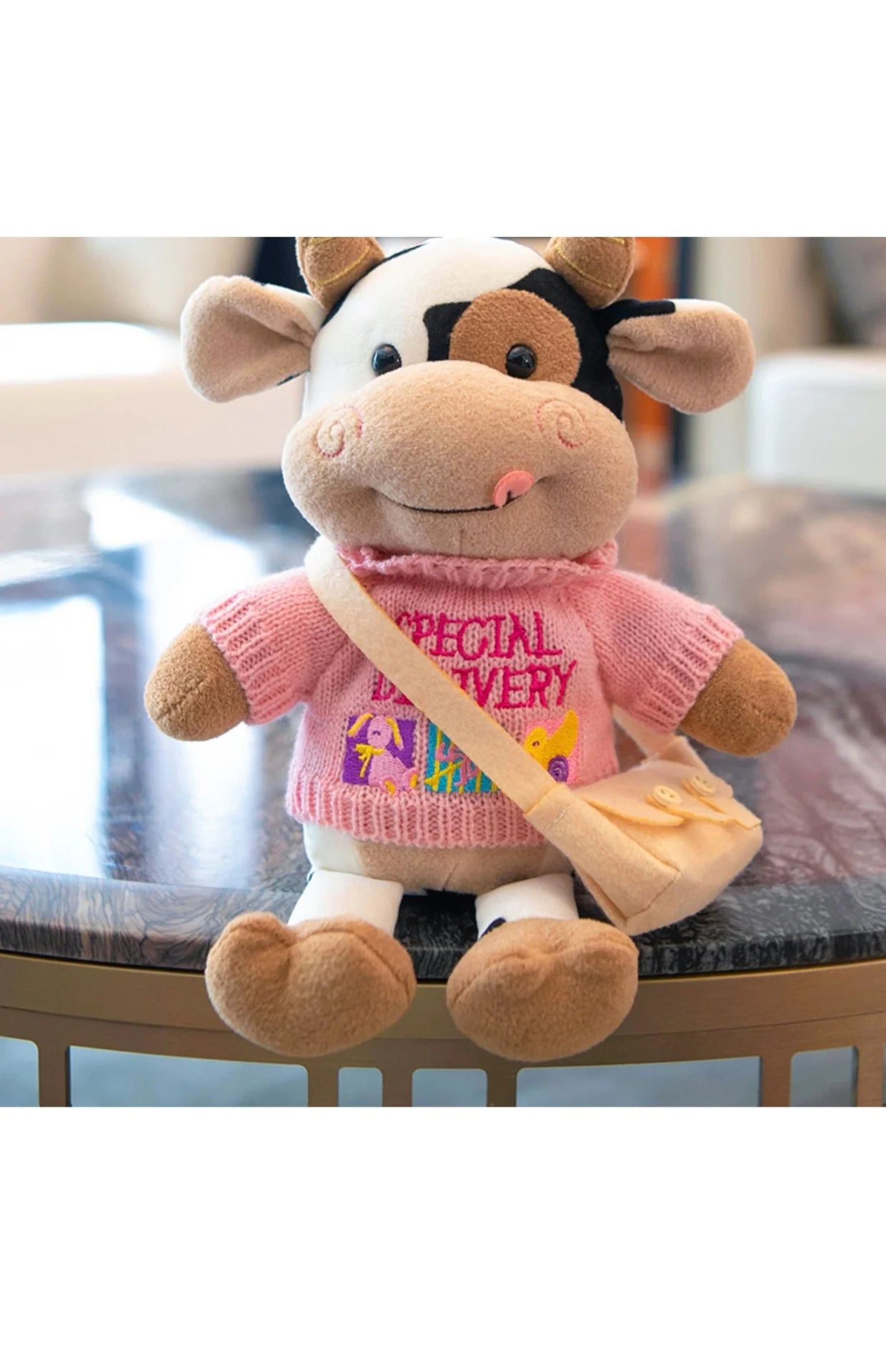 Hot toys Cute Cow Doll Little Cow Plush Toy Chinese Zodiac Cow Doll Cloth Doll New Year's Gift Girl's Birthday Gift