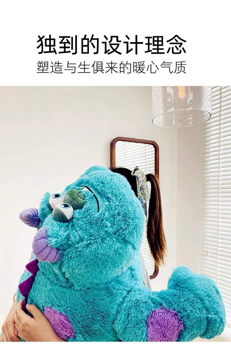 140cm Disney Large James P. Sullivan Stuffed Toys Monsters Plush Dolls  Anime Soft Pillow Room Deco Kawaii Pillow Hugs Kid Gifts