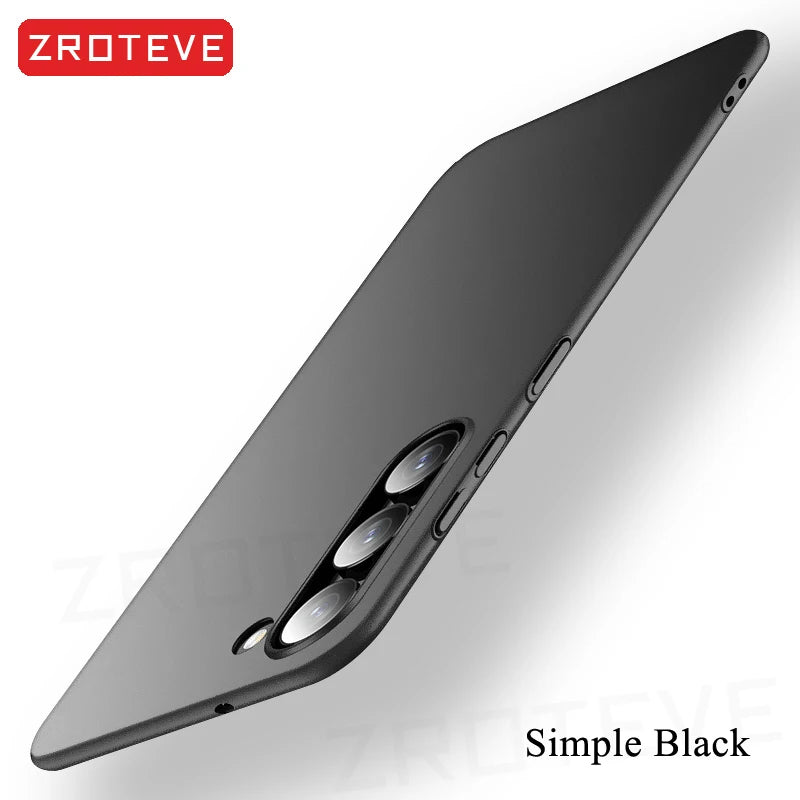 Zroteve Slim Matte Hard PC Case for Samsung Galaxy S26 Ultra / S25 Edge / S24 / S23 – Lightweight Protective Cover