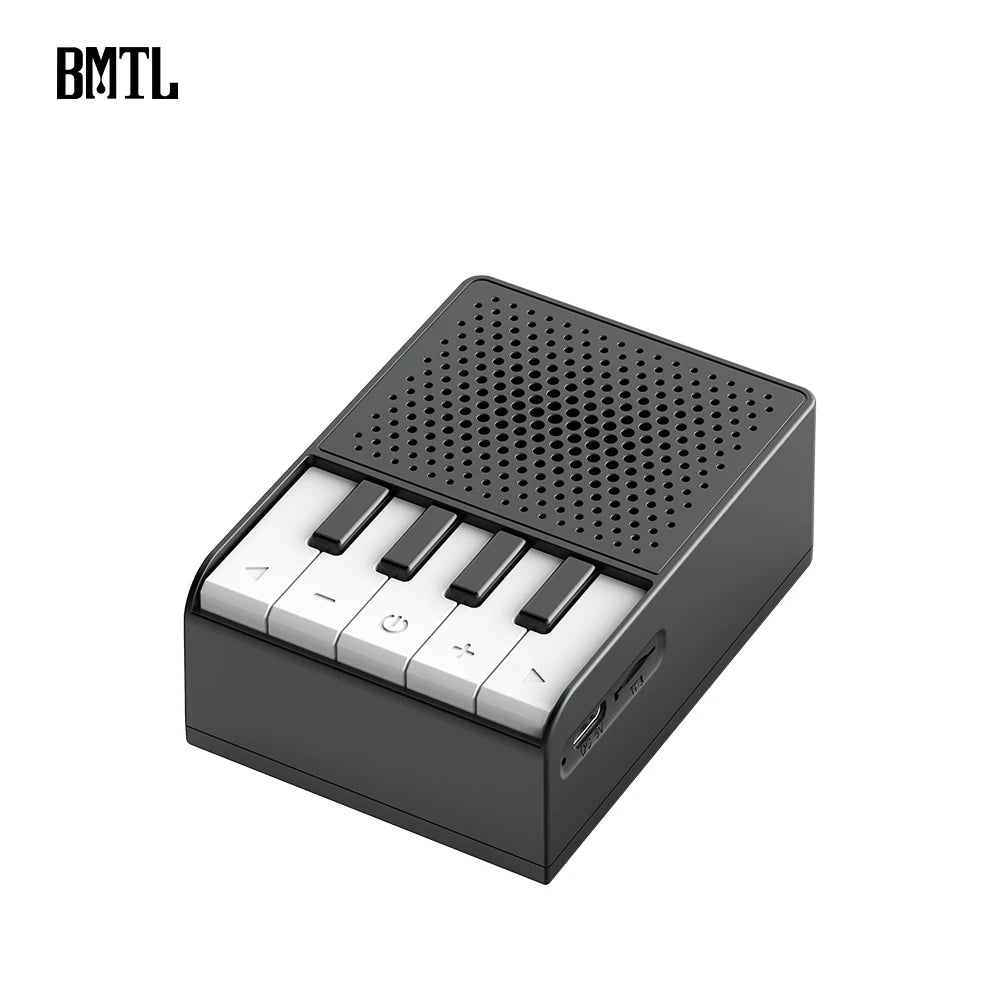 BMTL Piano Wireless Bluetooth Speaker Creative Portable Mini Compact Desktop subwoofer 5W TWS Waterproof Recording Speaker