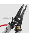10 in 1 Wire Stripping Pliers Multifunction Electrician Cable Cutting Terminal Crimping Splitting Winding Line Hand Tools
