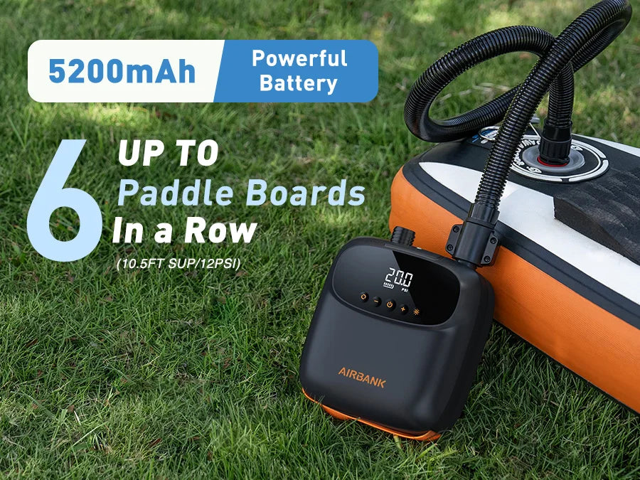 SUP Boat Accessories Inflatable Pump for Pvc Kayak Kite Wings 20PSI Rechargeable Inflate Deflate Stand Up Paddle Pump