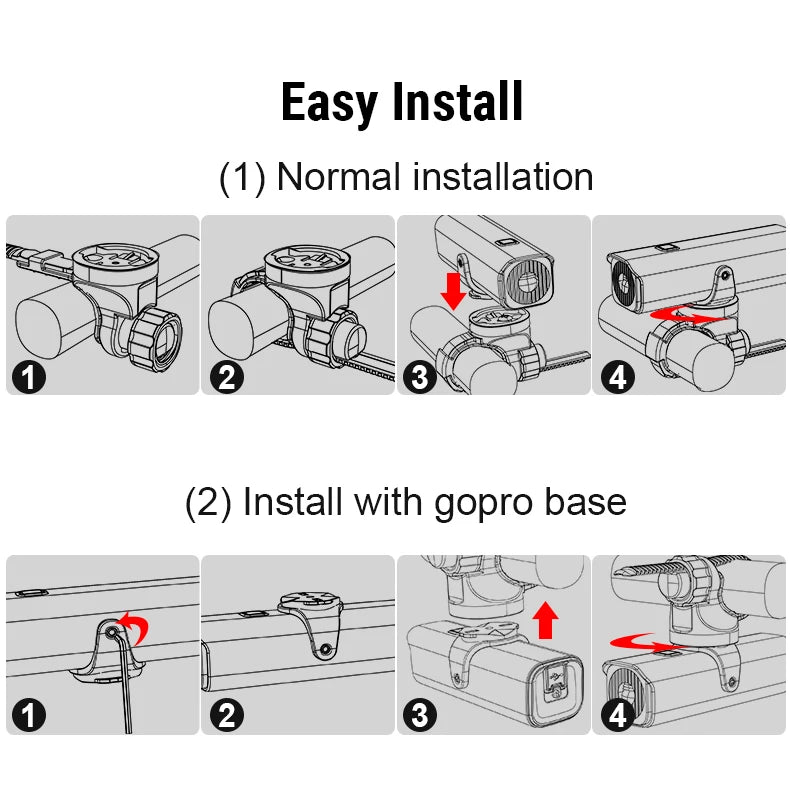 CL900 Bike Front Light 900 Lumens TYPE-C Rechargeable Bicycle Light IPX6 Cycling Headlight LED Flashlight MTB Bike Lamp