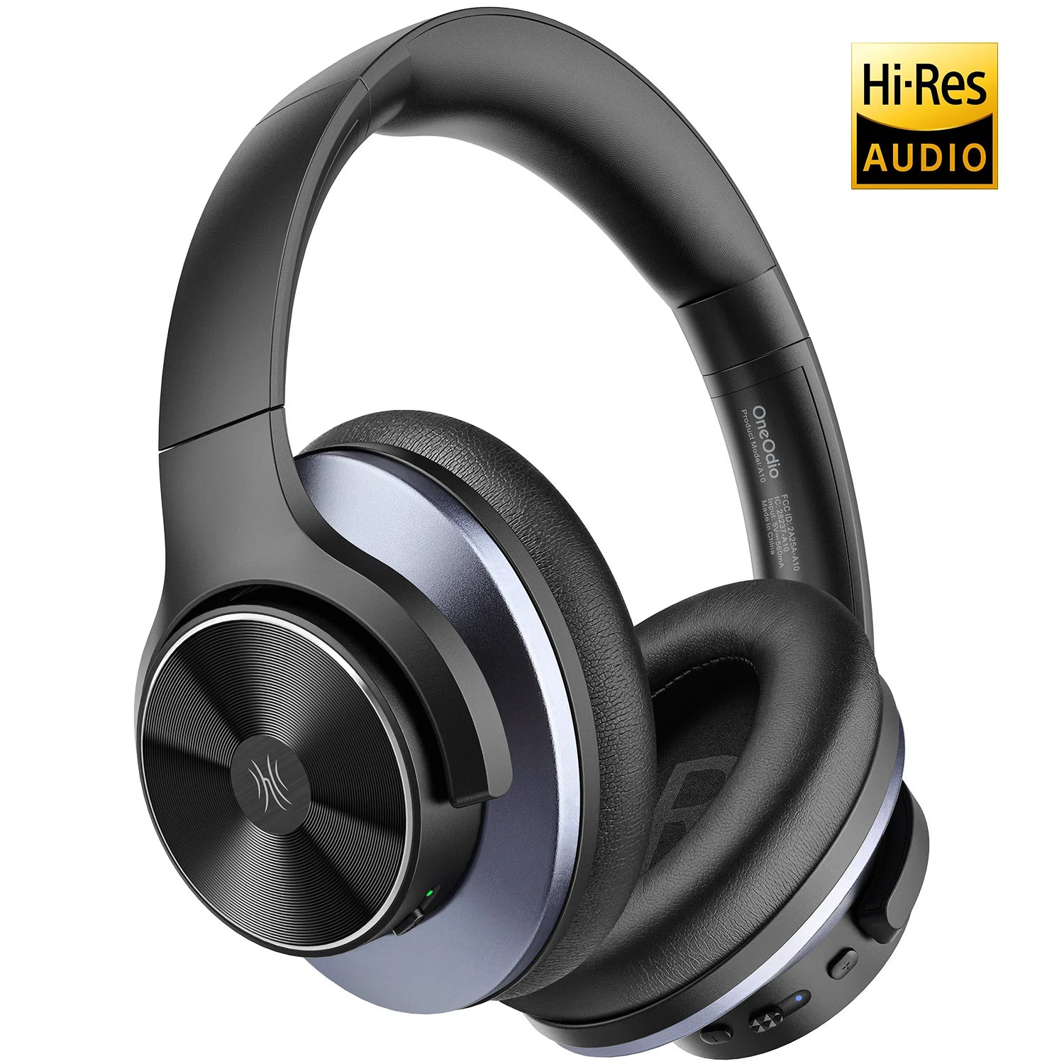 A10 ANC Wireless Bluetooth Headphones Hi-Res Audio Over Ear Headset 35dB Hybrid Active Noise Cancelling Headphones 50H