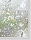 Wide 75/90 cm 3D Vinyl Window Privacy Film, Heat Insulation Rainbow Window Films, UV Protection Decorative Glass Stickers